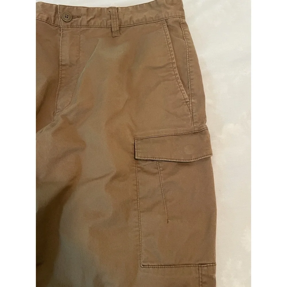 Men's Straight Fit Cargo Work Pants Goodfellow & Co Tan‎ 36x34